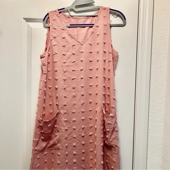 Shein Women's Sleeveless A-Line Summer Dress With Two Pockets Size Small EUC - Picture 4 of 12